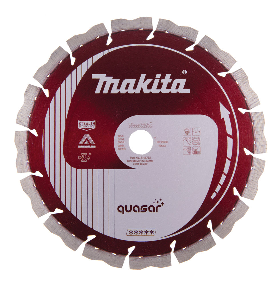 Makita B-12712 230mm Diamond Blade Quasar Gold
