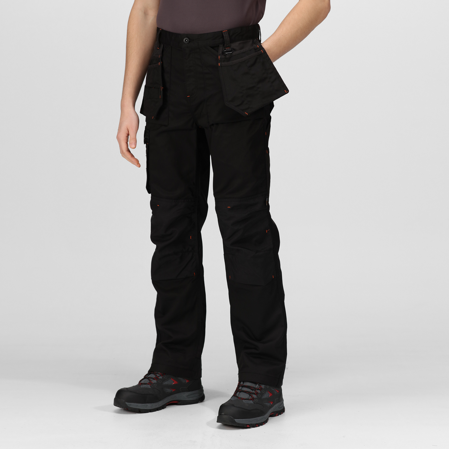 Regatta trousers work 36R TRJ387 Black Incursion  Bronze